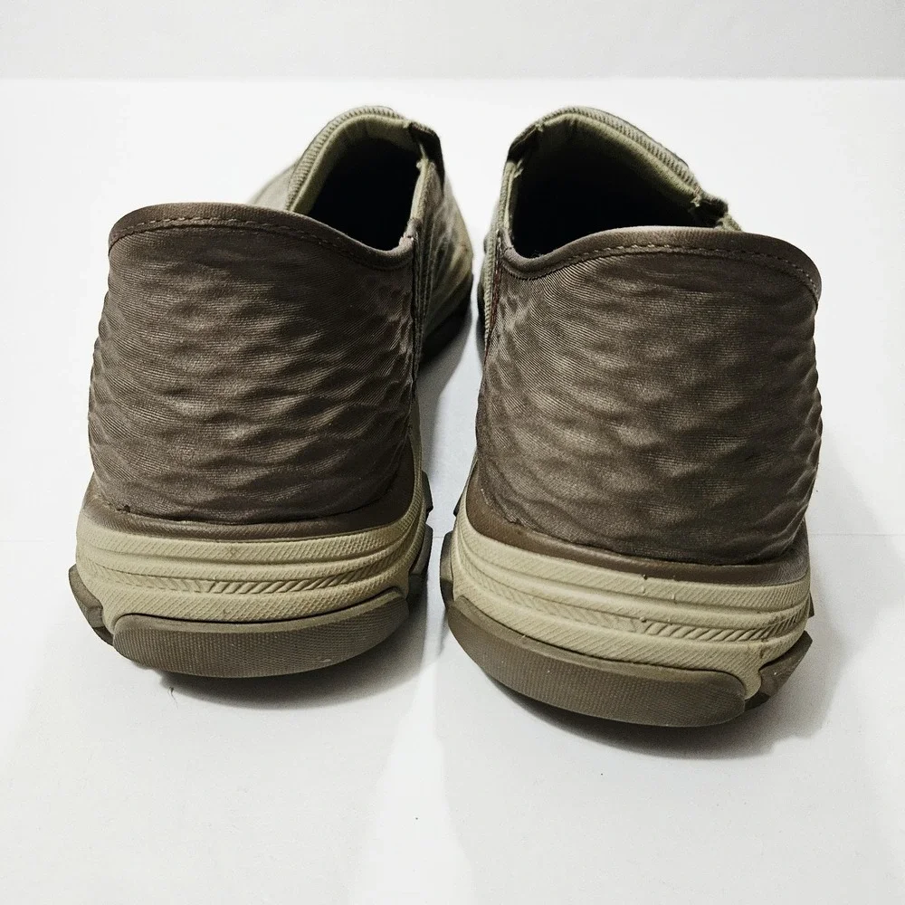 SKECHERS‎ Men's Casual Canvas Slip-Ins, Goodyear® Sole Size 12 Brown